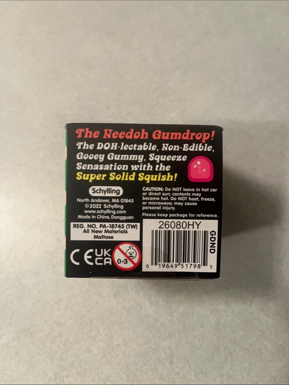 NeeDoh Gumdrop Super Solid Squish! - Blue - Picture 4 of 4